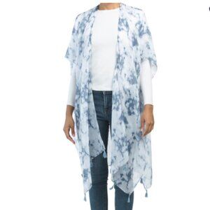 NWT Ivy London NYC Tie-Dye Cover-Up Kimono Caftan Beach Swim OS